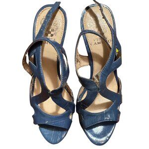 Vince Camuto Blue Heels